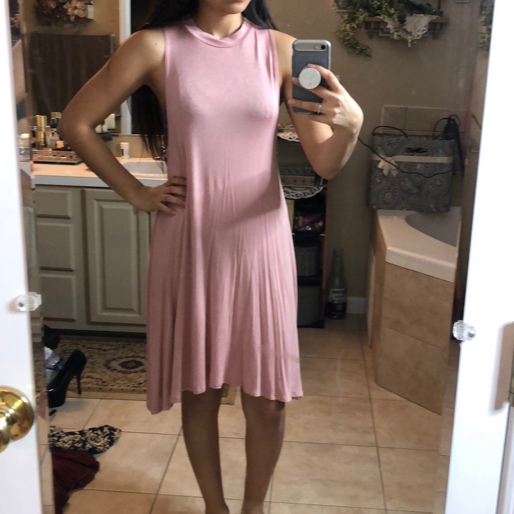 Pink summer dress